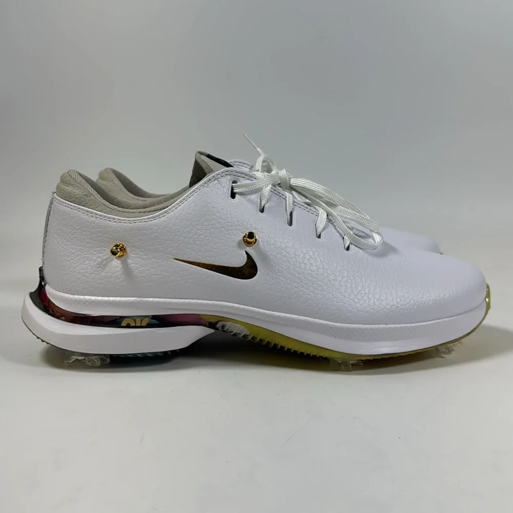 Men’s Nike Air Zoom Victory Tour 3 NRG Eastside Golf White-Gold FJ2241-101 - Picture 2 of 4